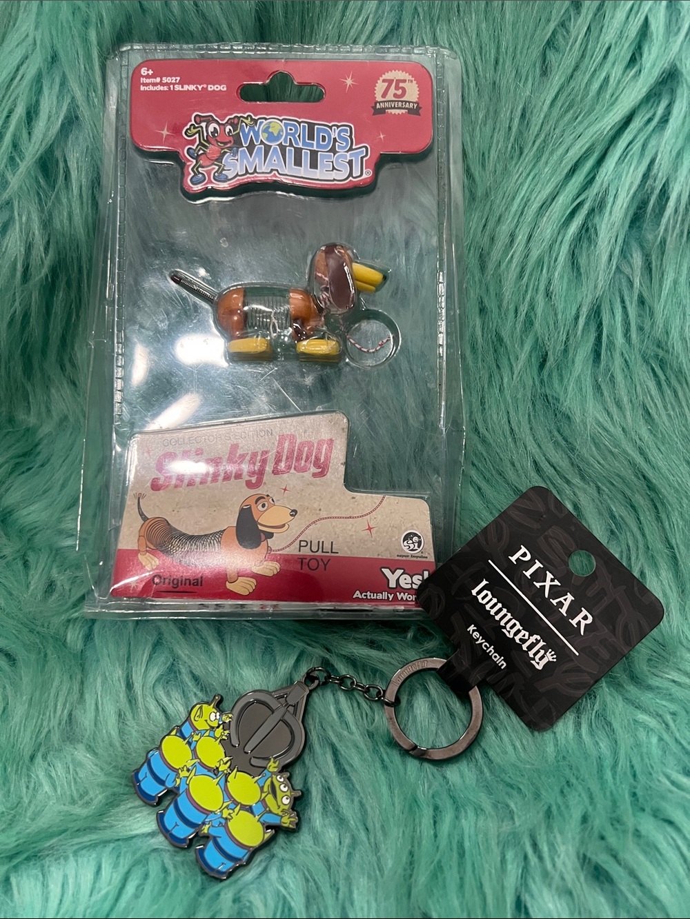 New Pixar Loungefly Aliens and Claw, New World  Smallest Slinky Dog